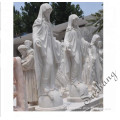 Church statues natural stone Virgin Mary statue